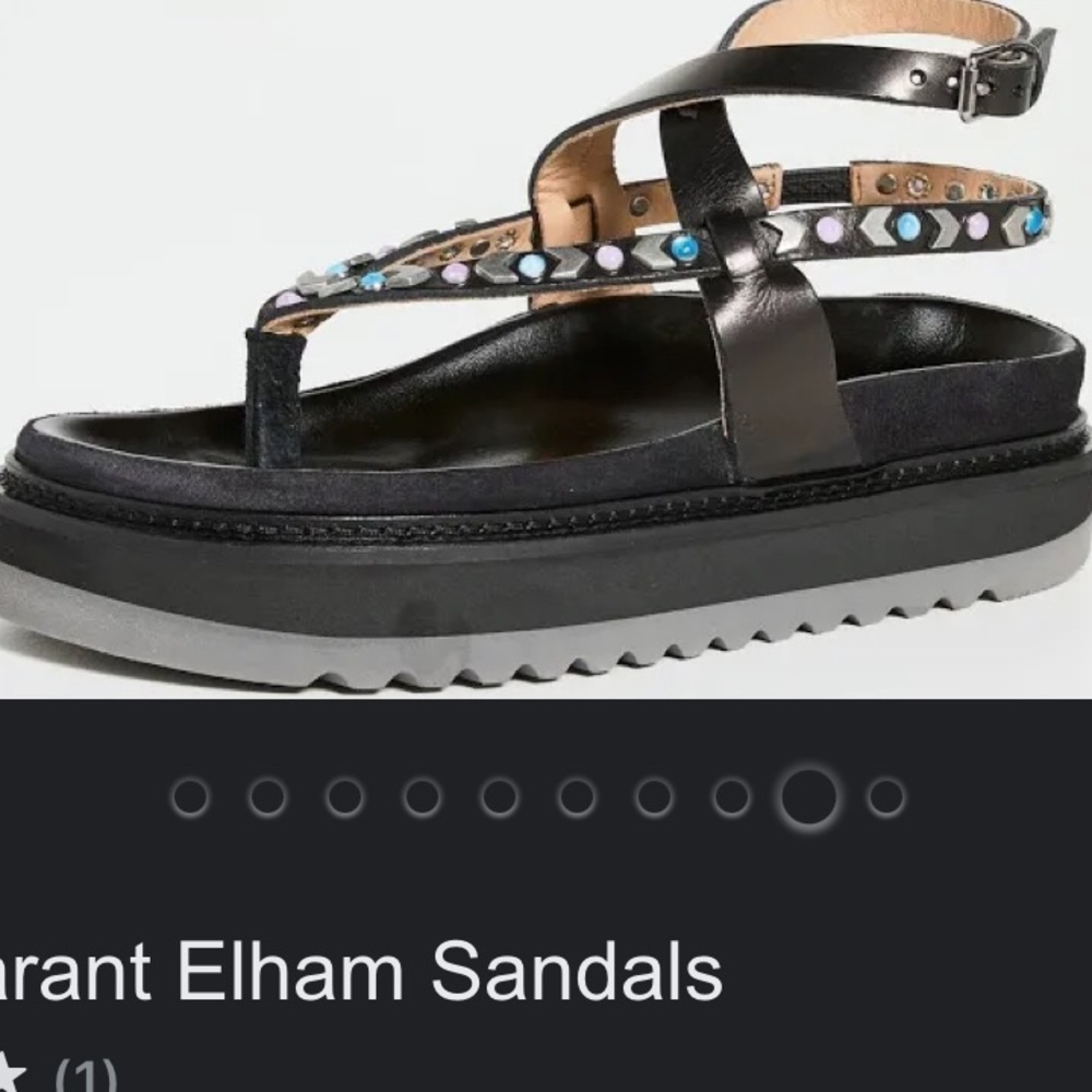Isabel Marant Elham  Sporty sandals NWOT - Picture 6 of 6